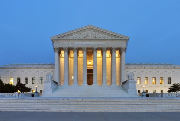  Panorama of United States Supreme Court Building at Dusk.jpg by Joe Ravi